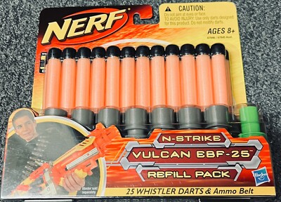 NEW Nerf N-Strike Vulcan EBF-25 Refill Pack 25 Sonic Micro Darts
