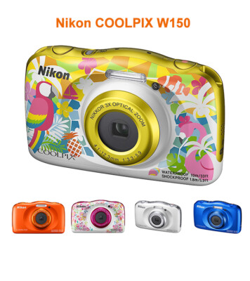 Nikon Coolpix W150 Digital Cameras 13.2 MP 3x Optical Zoom Camera