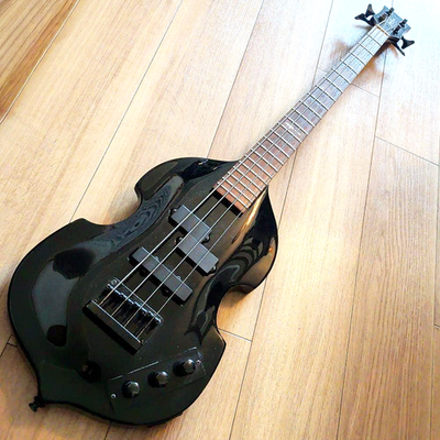 GrassRoots G-JV-58 Black ESP Metal Rock 1995 Violin Bass Vintage