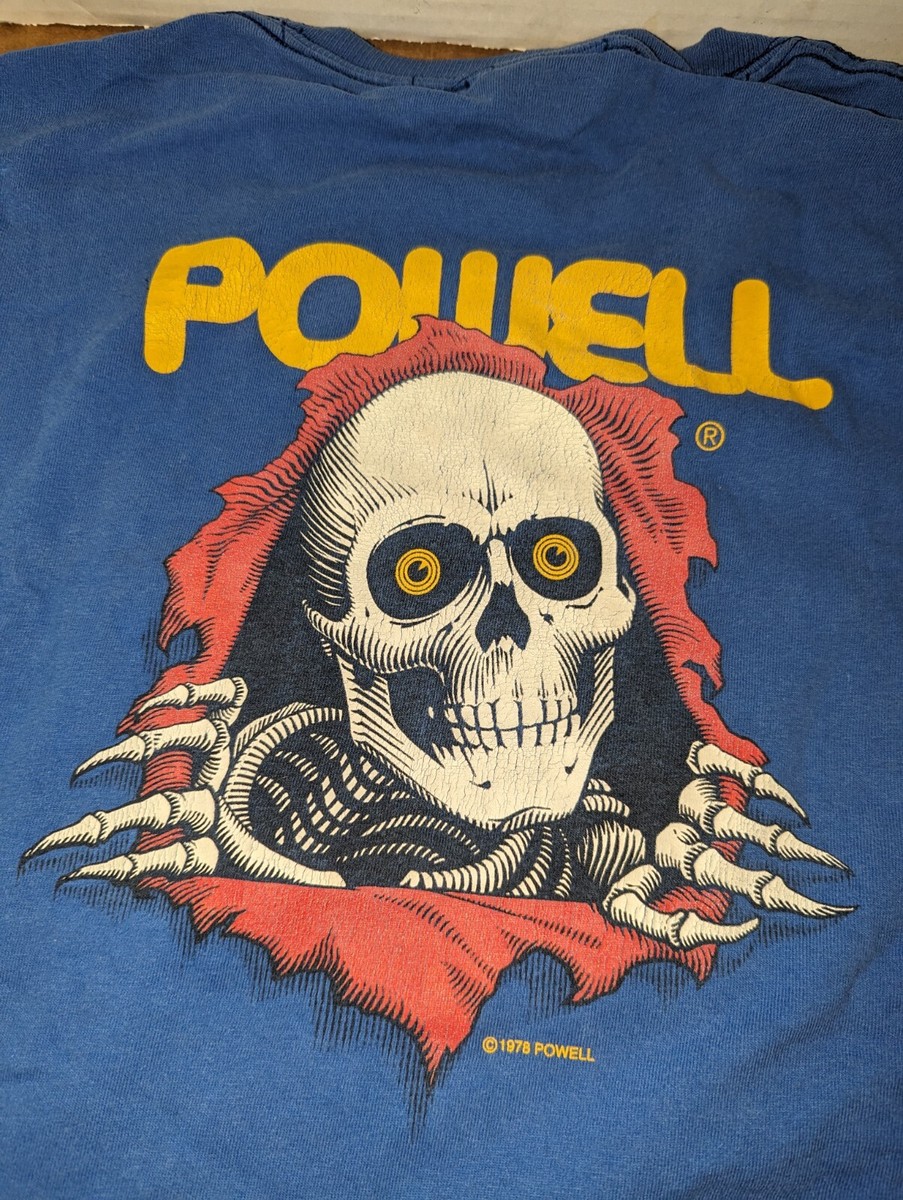 Vintage Powell Peralta Bones T-shirt Large | eBay
