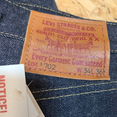Levis S702-XX 10s model reissue 1996 Made in Japan Deadstock