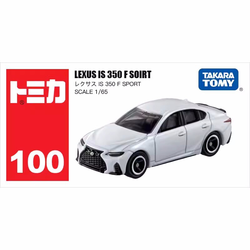 Takara Tomy Tomica 100 LEXUS IS 350 F SOIRT White Diecast Toy Car