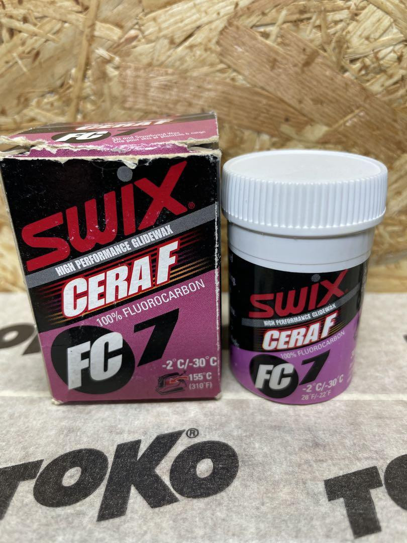 Swix CERAF FC7X 100% フッ素入りワックス グライドワックス Swix