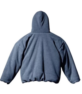YEEZY YZY x GAP Polar Fleece Padded Hoodie Sweatshirt Kanye Navy