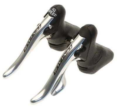 Campagnolo Centaur 10 Speed Silver Ergopower Brake Levers Shifters