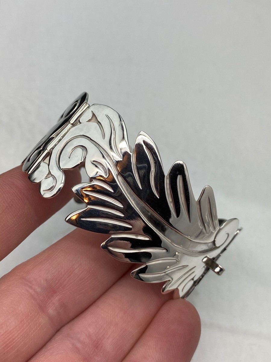 Vintage Mexican Sterling Silver Bracelet Jewelry Taxco MRV Mexico