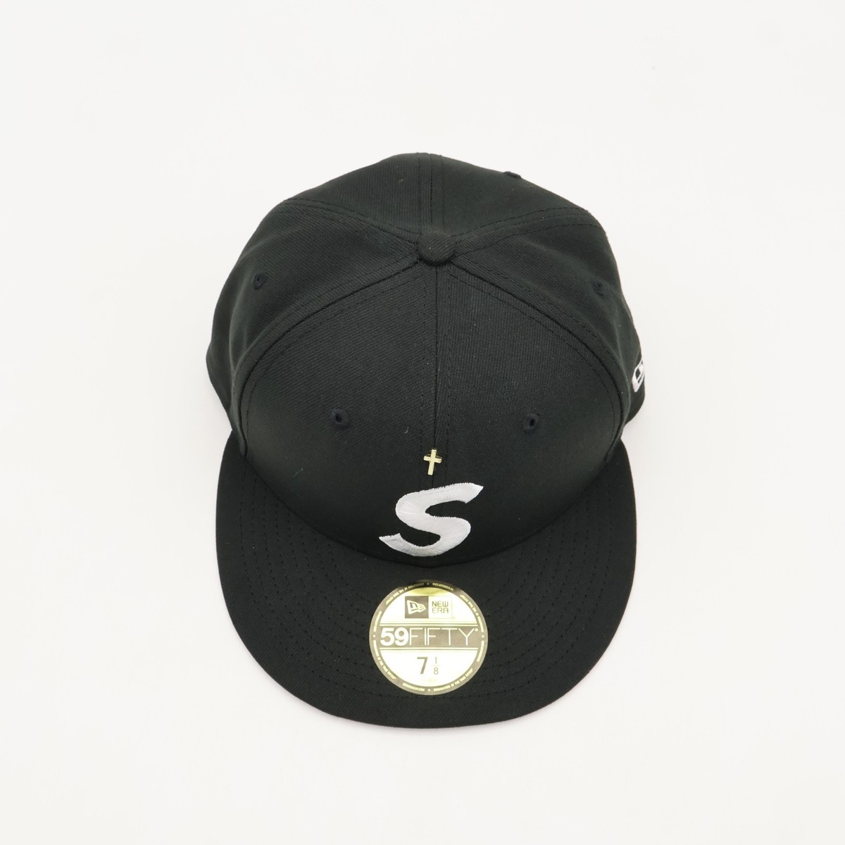 Supreme Gold Cross S Logo New Era Black | eBay