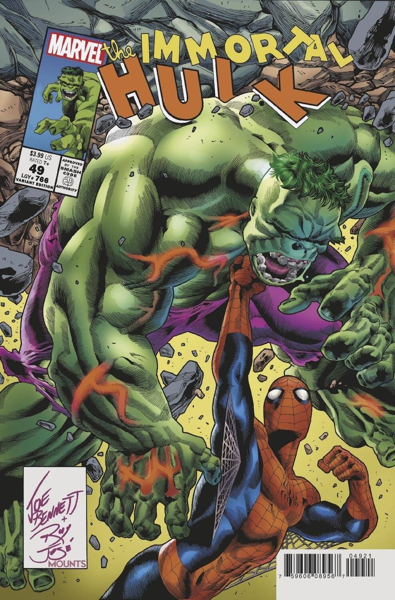 IMMORTAL HULK 49 JOE BENNETT HOMAGE VARIANT NM | eBay