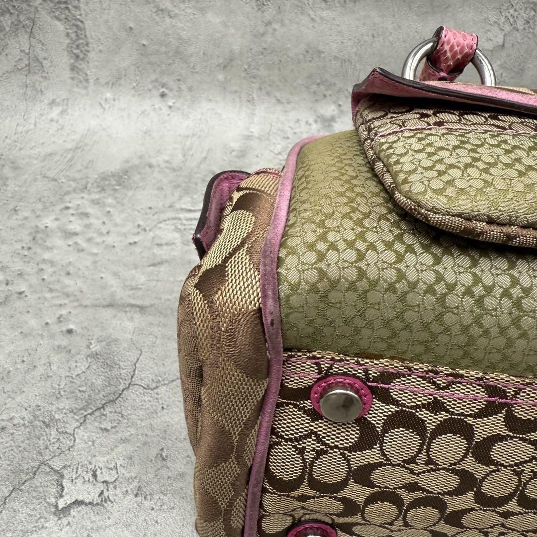 COACH Soho Y2K Handbag Mini Boston Bag Shoulder Bag Shoulder Turn