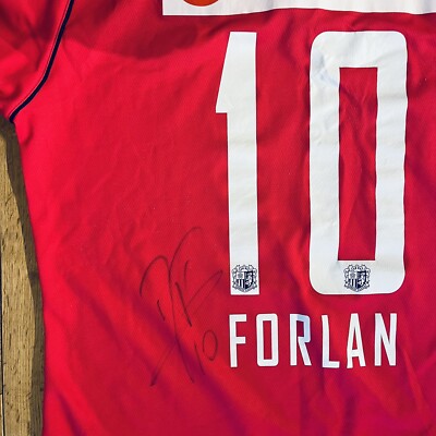 SIGNED]Authentic Diego Forlan Cerezo Osaka Jersey 2014- Rare US L
