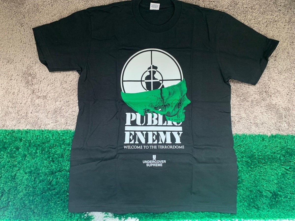 NEW Supreme Undercover Public Enemy Terrordome Tee Black SS 18