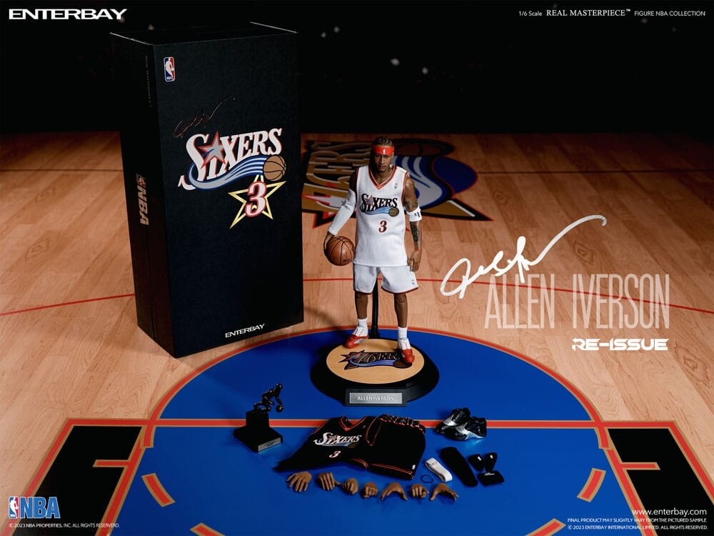 Original ENTERBAY Allen Iverson 1/6 Action Figure RM-1060 Re-Issue