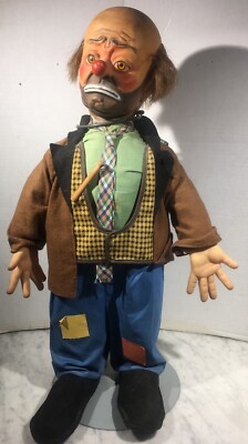 50s Vintage Emmett Kelly Clown Doll箱あり 50s Vintage Emmett Kelly