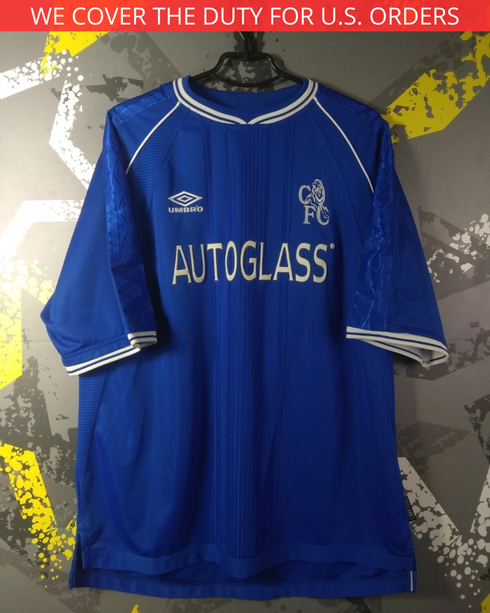 Chelsea Jersey Home football shirt 1999 - 2000 Umbro Men Size 2XL
