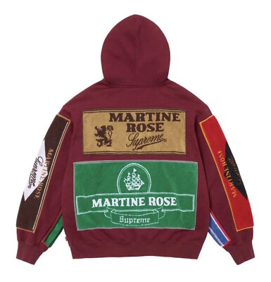 In Hand Martine Rose Supreme Towel Zip Up Hooded Sweatshirt