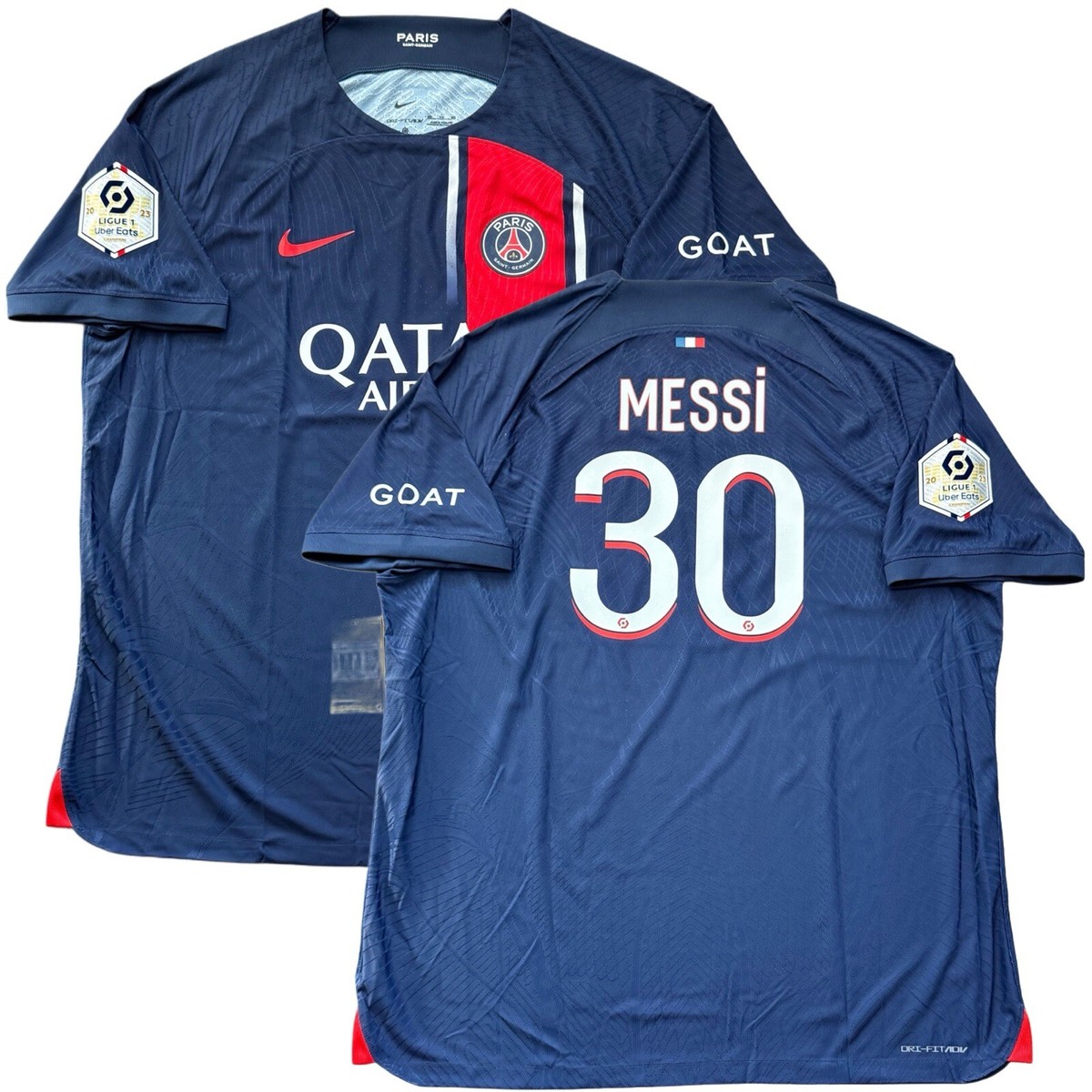 2023/24 PSG Authentic Home Jersey #30 Messi 2XL Nike Player Issue