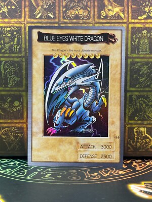 Yugioh bandai No.118 Blue Eyes White Dragon 1999 old school