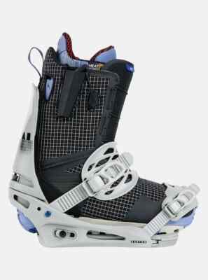 Men's Burton Cartel X Re:Flex Snowboard Bindings Gray Logo Size