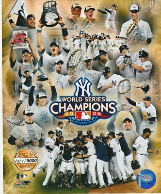 2009 NY YANKEES 8X10 COLLAGE WORLD SERIES CHAMPIONS LICENSED PHOTO