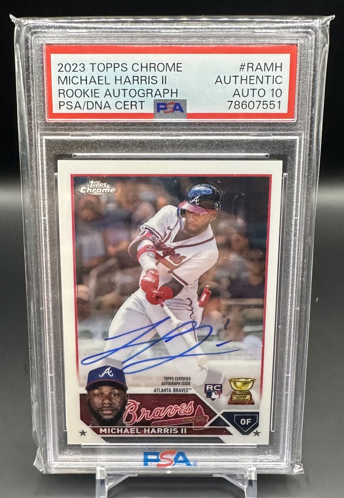 Michael Harris II 2023 Topps Chrome #RA-MH Rookie Autographs Price