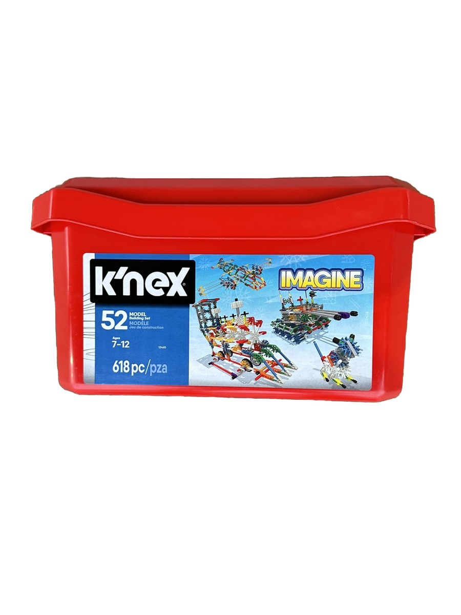 KNEX 52 Model Building Set Standard 618 Pieces, Extras