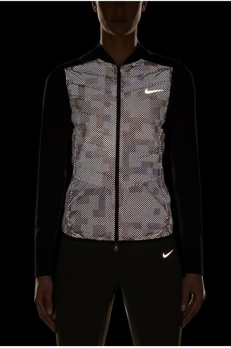 Nike Aeroloft Flash Women's Black Reflective Running Jogging Vest