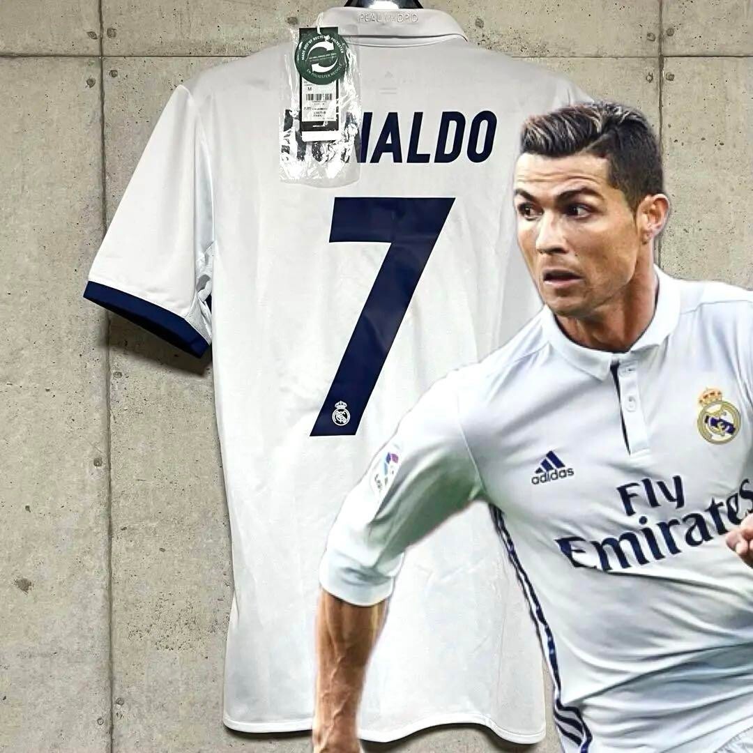 16-17 レアル・マドリード ロナウド 7番 長袖 シャツ RONALDO 16-17