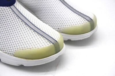 NIKE SLIP ON SHOE AIR CHANJO 2 302320-141 WHITE/ROYAL BLUE