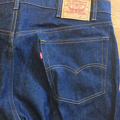 Vtg 80s Levis Dead stock 505 501s Jeans Usa Ykk Zipper 44 32 | eBay