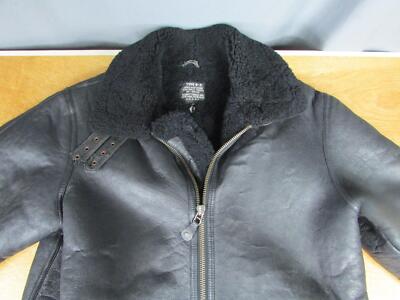 Vintage Schott Bros.Type B-3 Mouton Leather Flight Jacket Bomber
