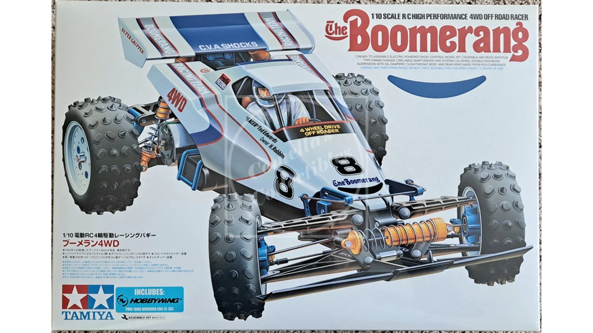 Tamiya RC 1/10 Boomerang 2008 4WD Kit w/ 540 Motor & ESC #58418