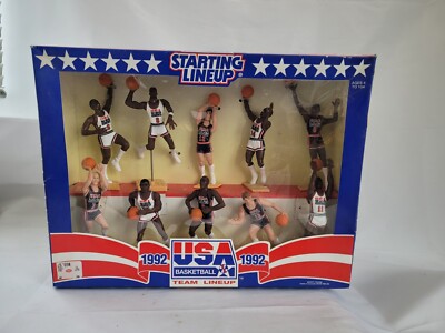 1992 Kenner USA Dream Team Starting Lineup Basketball Figure Set