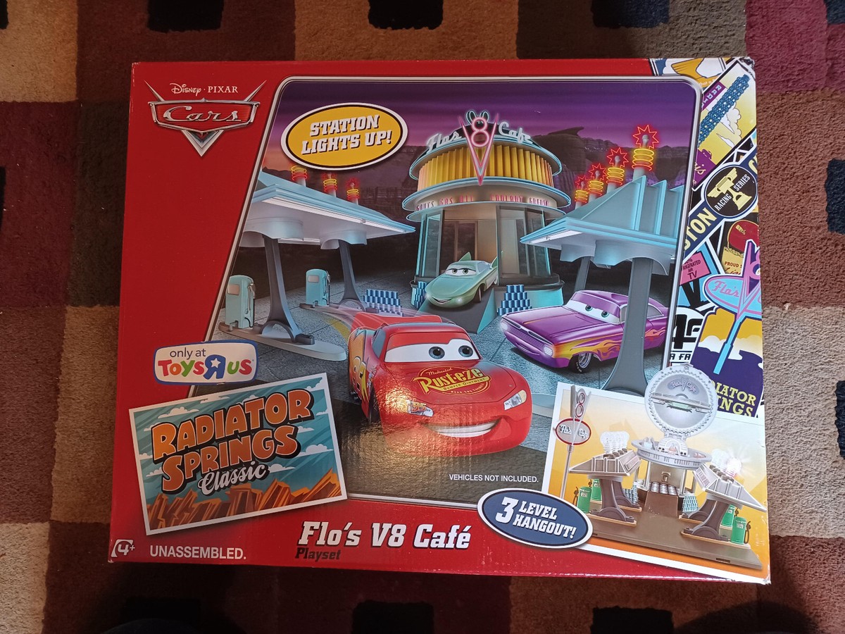 Disney Pixar Cars Flo's V8 Cafe Playset Toys R Us Radiator Springs