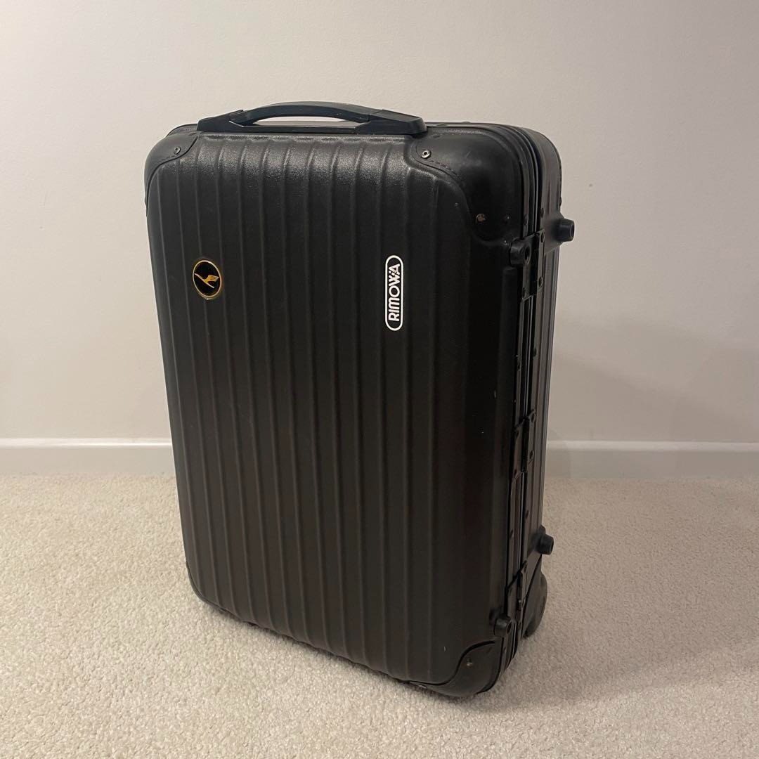 Rimowa Lufthansa Black 2-wheels Carry Case Suitcase | eBay