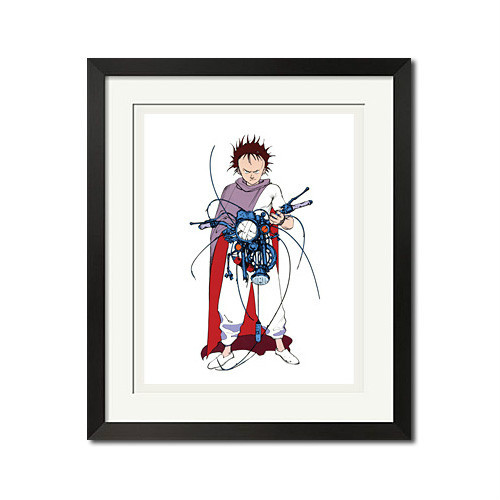 Akira Cyberpunk Tetsuo Shima Motorcycle skeleton Poster Print | eBay
