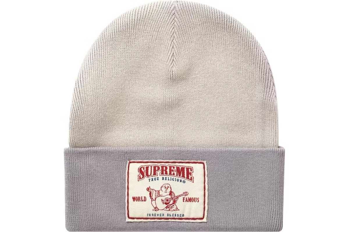 Supreme True Religion Beanie Light Grey - FW21 - US - Sold Out