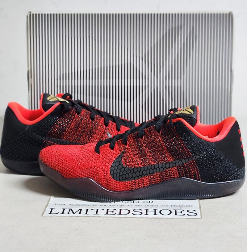 Nike Kobe 11 XI Elite Low Achilles Heel University Red 822675-670
