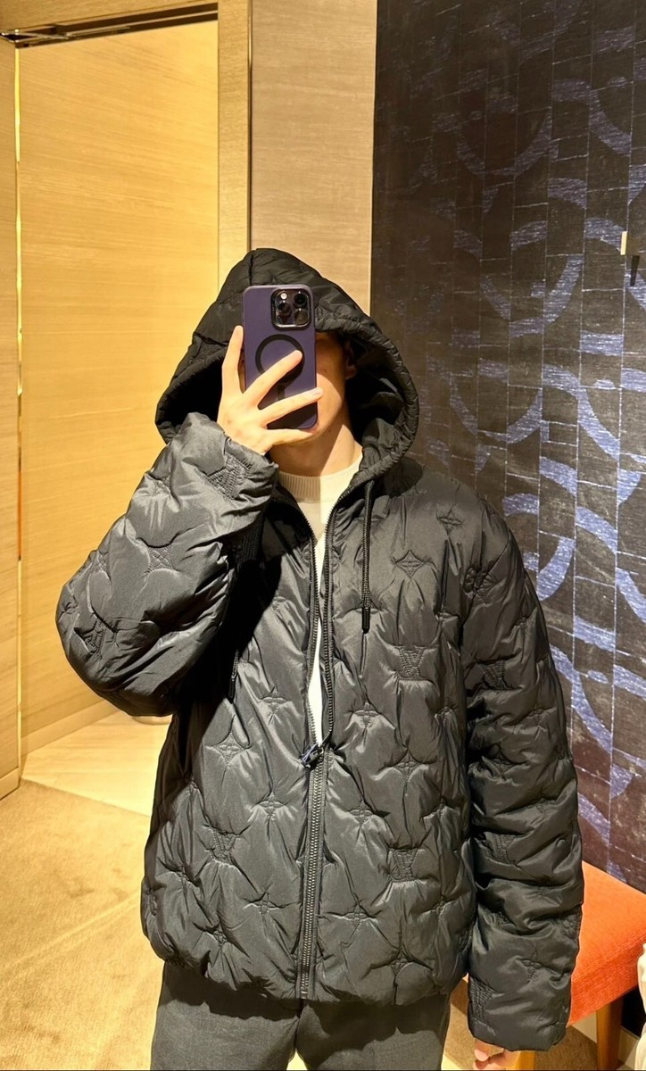 Louis Vuitton Monogram Quilted Hooded Blouson | eBay