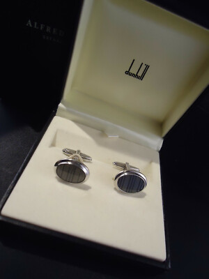Alfred Dunhill Dunhl Gold Sterling Sver Cufflinks For Men | EBay