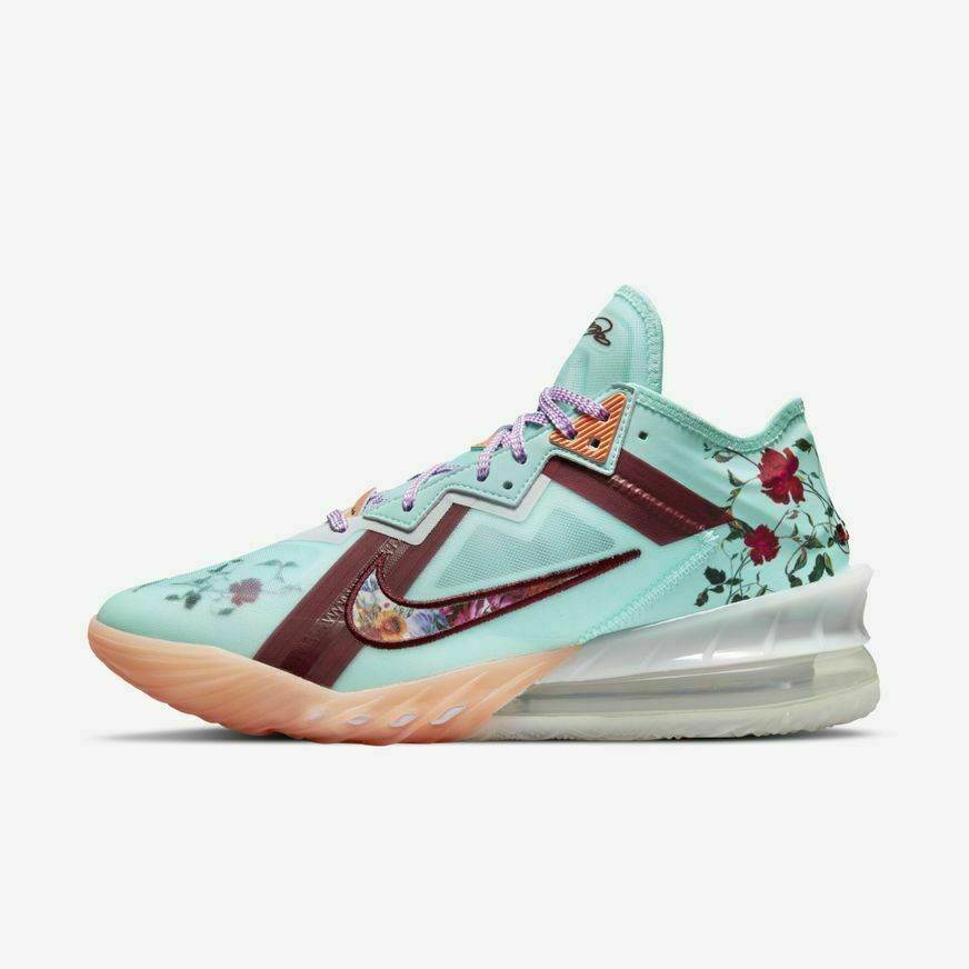 Nike Lebron 18 Low X Mimi Plange Daughters Floral CV7562 400 | eBay