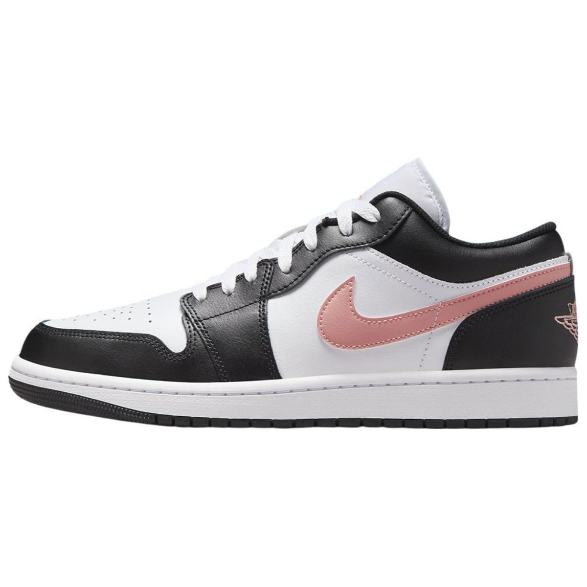 Air Jordan 1 Low Black Rust Pink 553558-165 Unisex | eBay