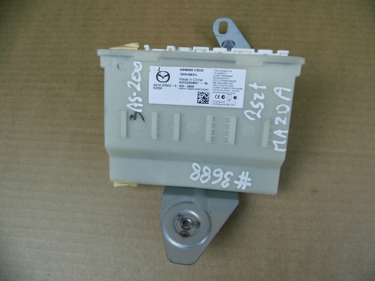 Mazda 6 GH module keyless control GS1D675DZ-G | eBay