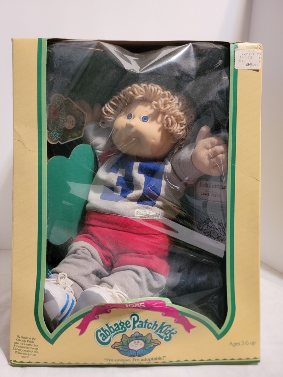1985 Cabbage Patch Doll in box, With Birth Certificate And Has A