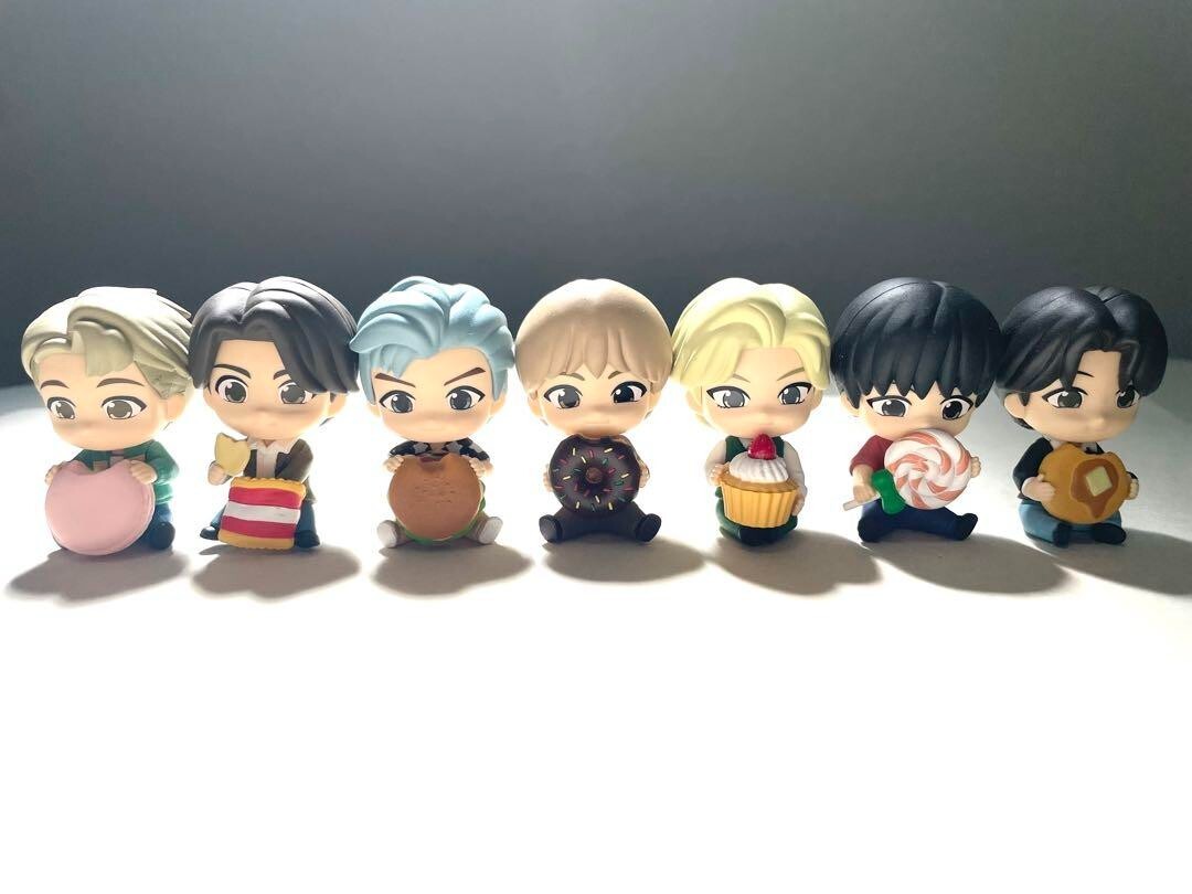 BTS TinyTAN Mogu-Mogu-Tai Soft Mini Doll All 7 Types Complete SET