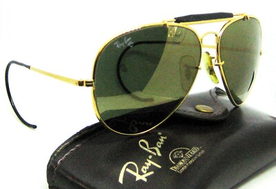 Ray-Ban USA B&L Diamond Hard Aviator Outdoorsman 62mm W1508