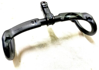 3T Aeronova Ltd Carbon Handlebar 42 cm with 90 mm stem | eBay