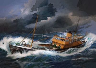 North Sea Fishing Trawler Ross Jackal 1:100/87/72 3D Print RC