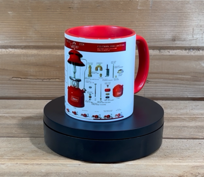 New Coleman 200A Lantern Diagram Coffee Mug | eBay