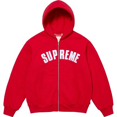 Supreme Arc Thermal Zip Up Hooded Sweatshirt 