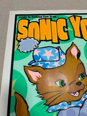 Frank Kozik Sonic Youth Silkscreen Poster Edition 300 Signed 1999